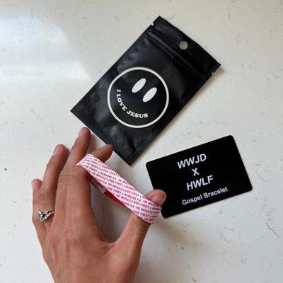SCANNABLE GOSPEL BRACELET | RED