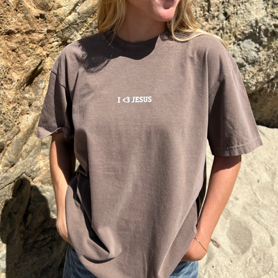 I <3 JESUS COMFORT COLOR TEE