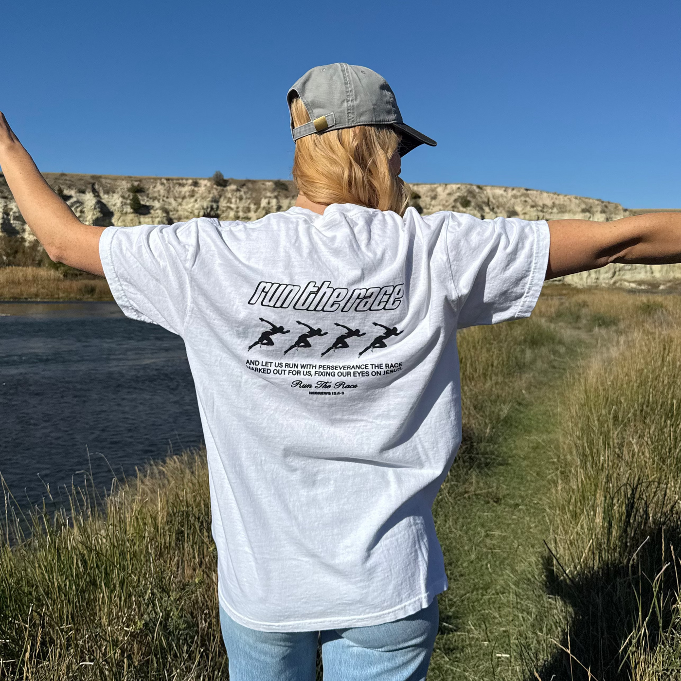 NEW! | "RUN THE RACE" PREMIUM COMFORT COLOR TEE