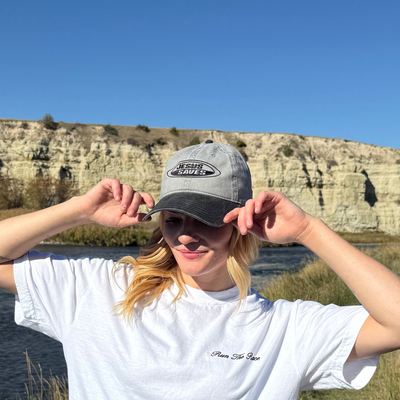 NEW | "JESUS SAVES" PREMIUM EMBROIDERED HAT | BLACK/GRAY