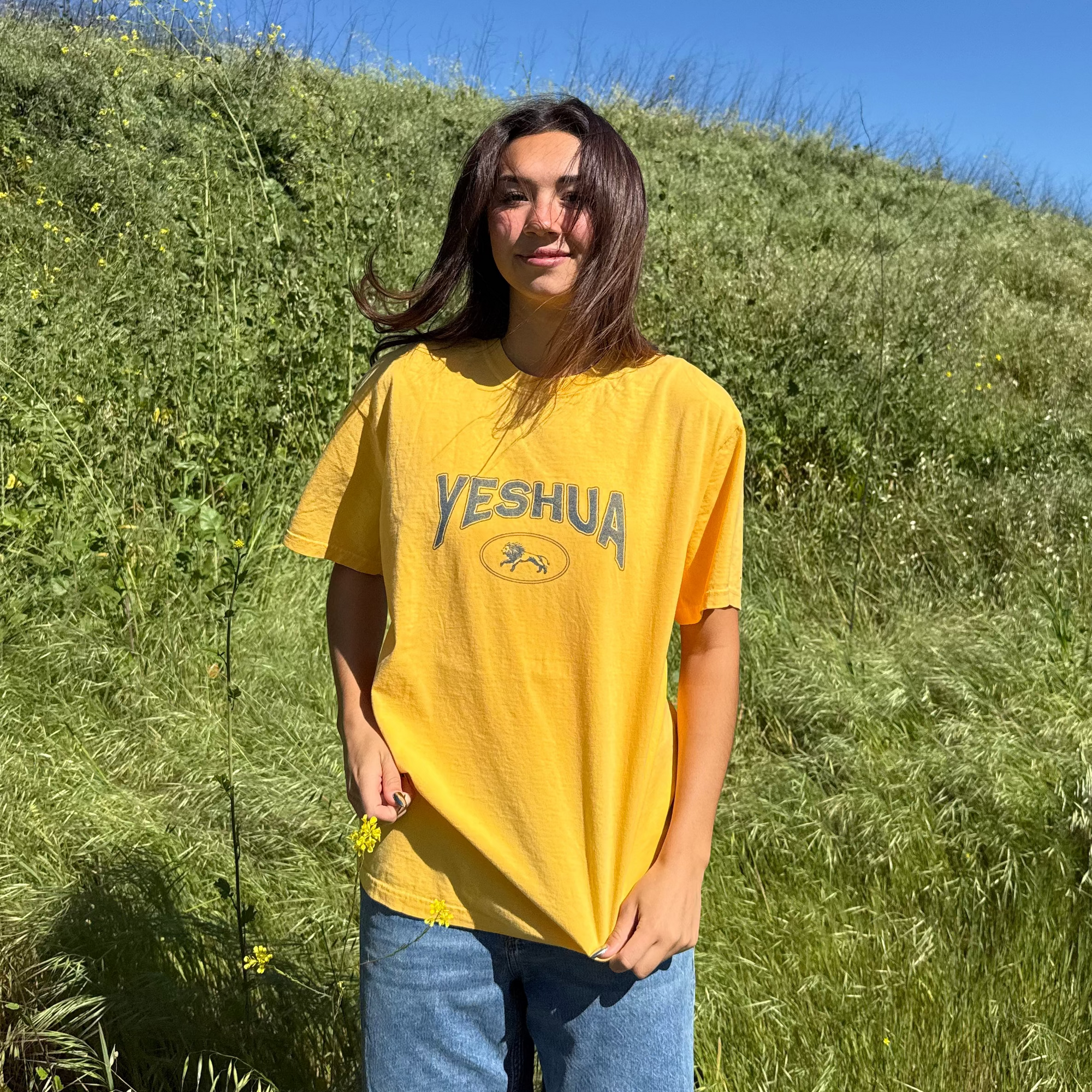 NEW! | "YESHUA" COMFORT COLOR TEE | YELLOW