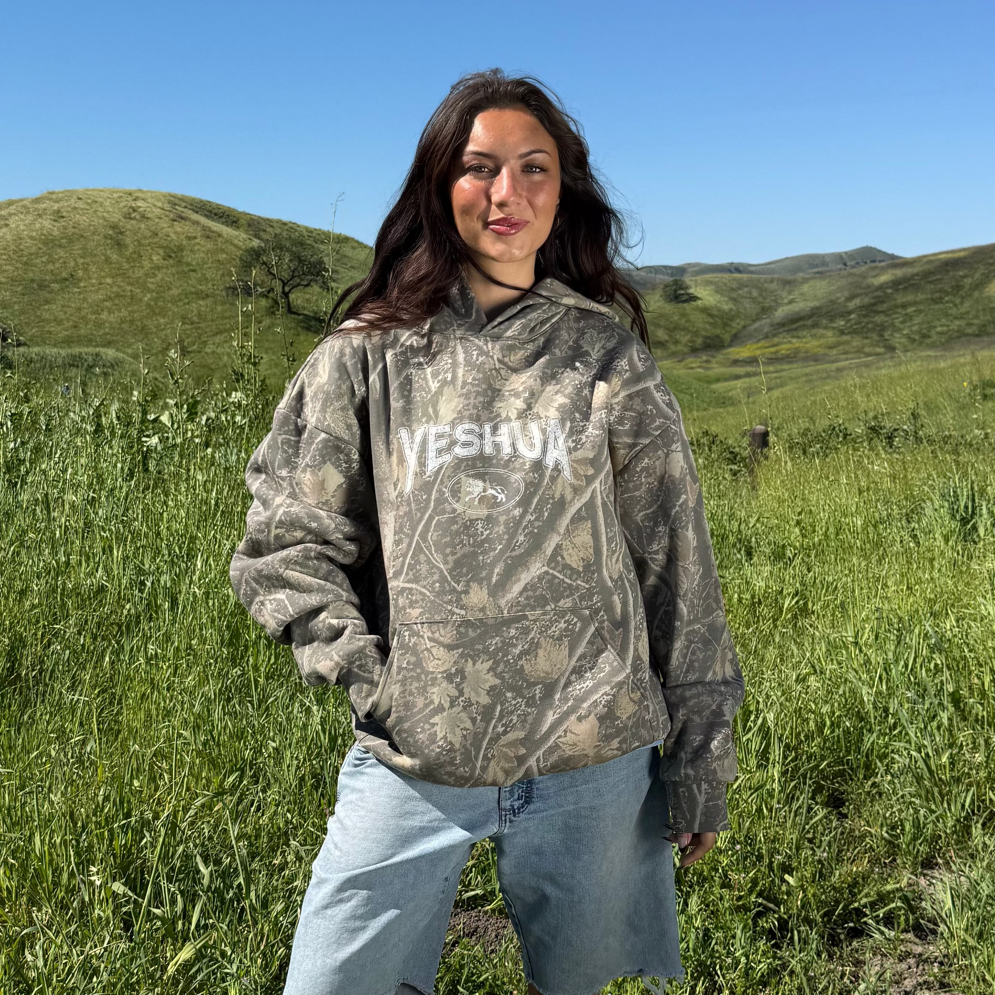 PREMIUM! | "YESHUA" PREMIUM HEAVY WEIGHT CAMO HOODIE