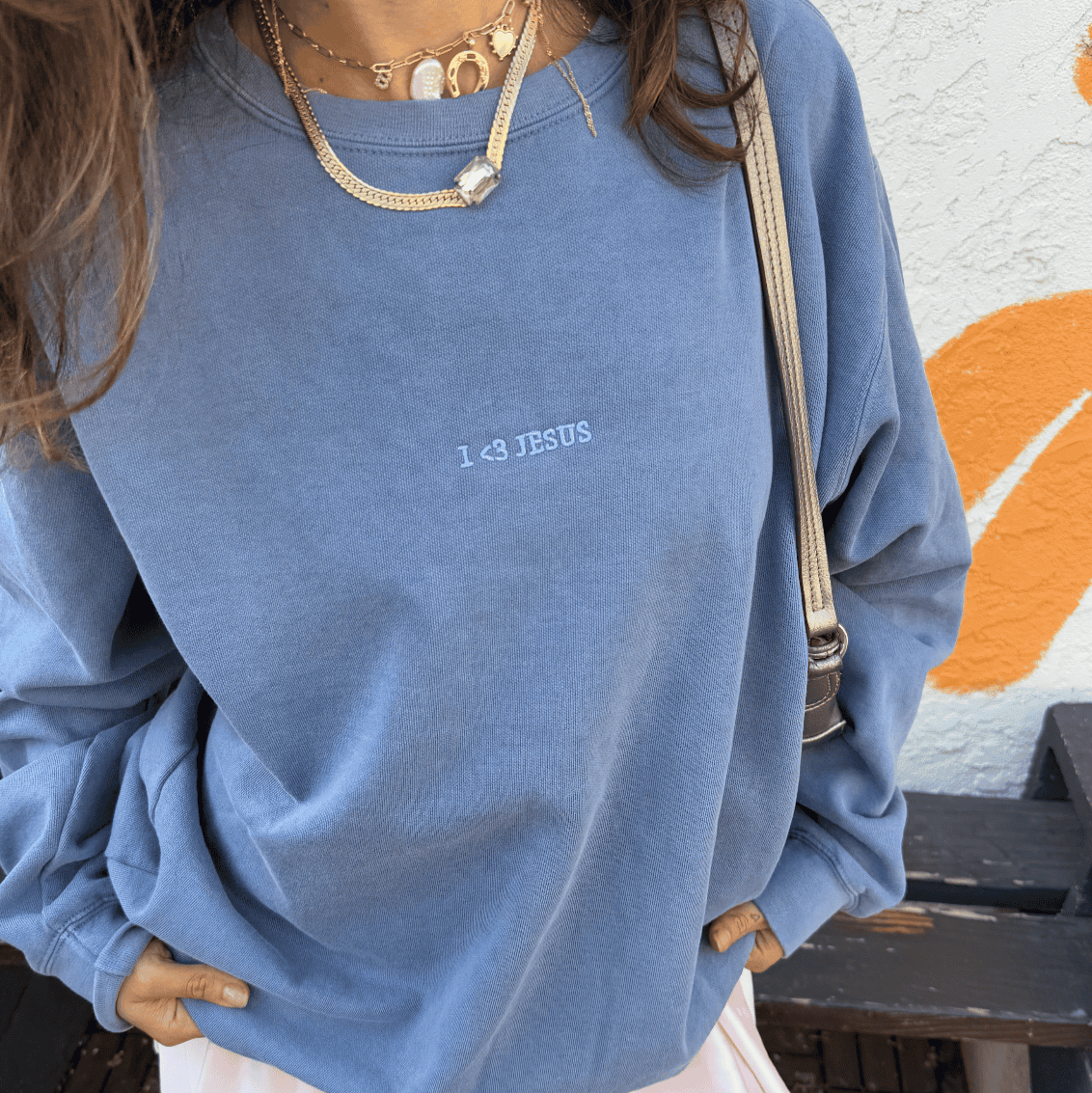 NEW | "I <3 JESUS" PREMIUM COMFORT COLOR CREWNECK