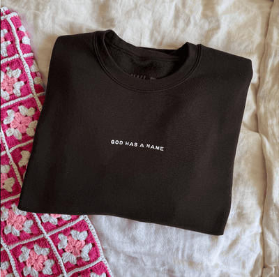 NEW! | "NAMES OF GOD" CREWNECK | CHOCOLATE