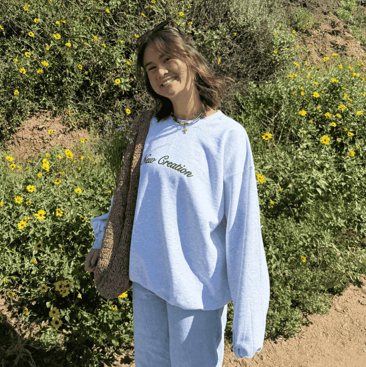 NEW! | "NEW CREATION | CREWNECK | ASH