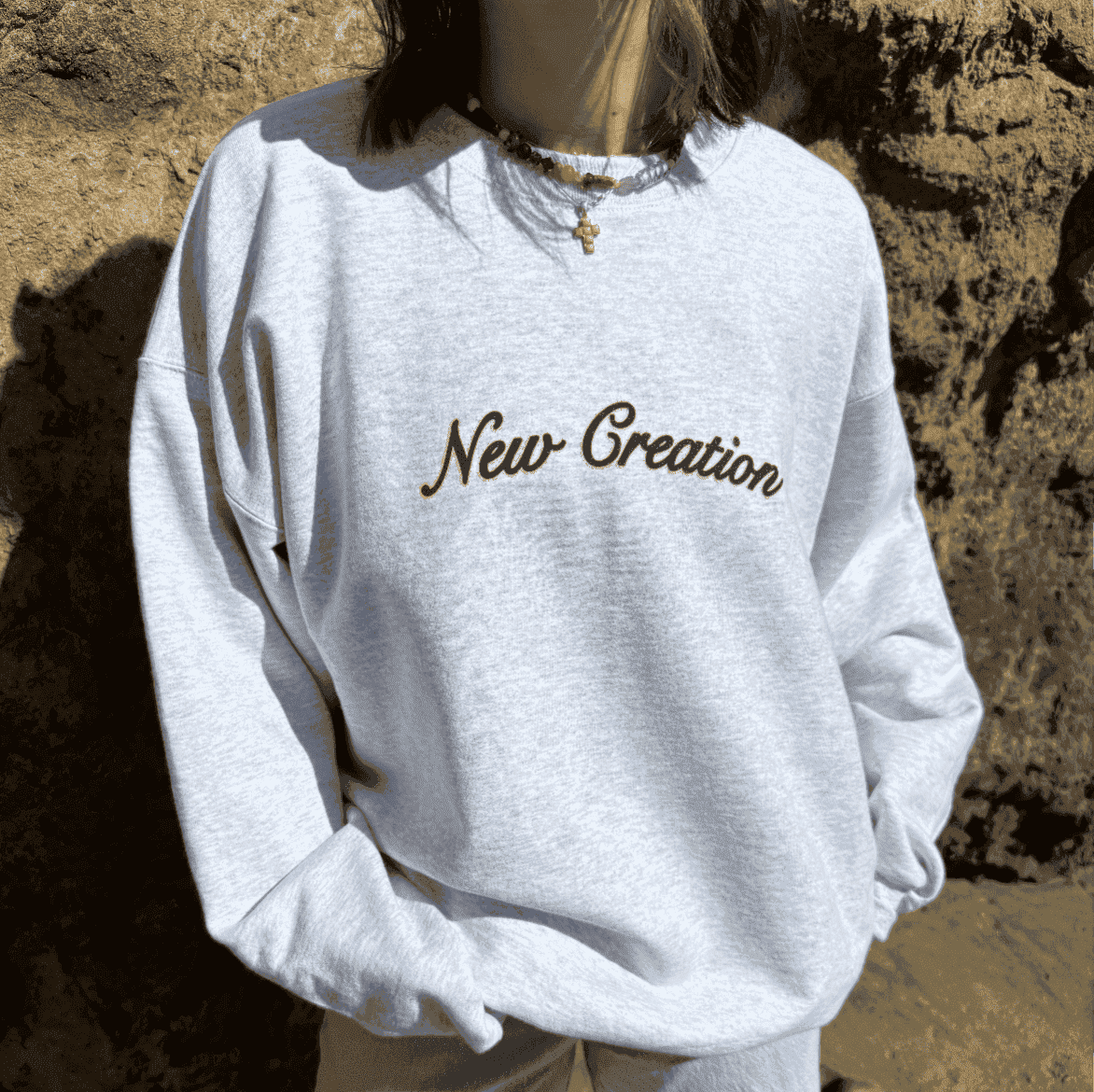 NEW! | "NEW CREATION | CREWNECK | ASH