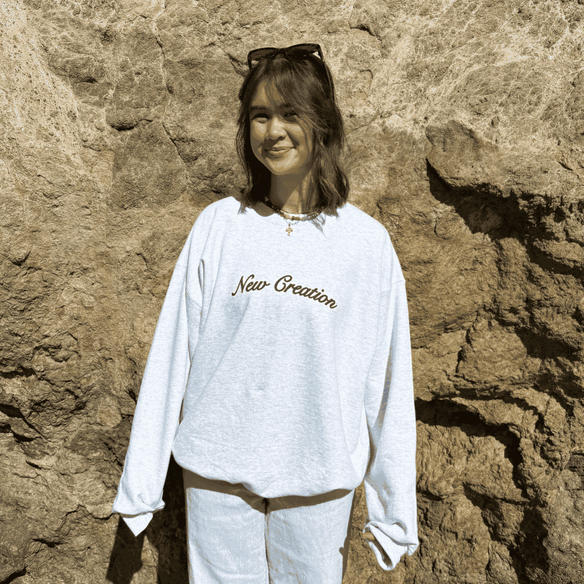 NEW! | "NEW CREATION | CREWNECK | ASH