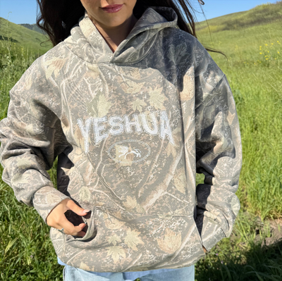 PREMIUM! | "YESHUA" PREMIUM HEAVY WEIGHT CAMO HOODIE