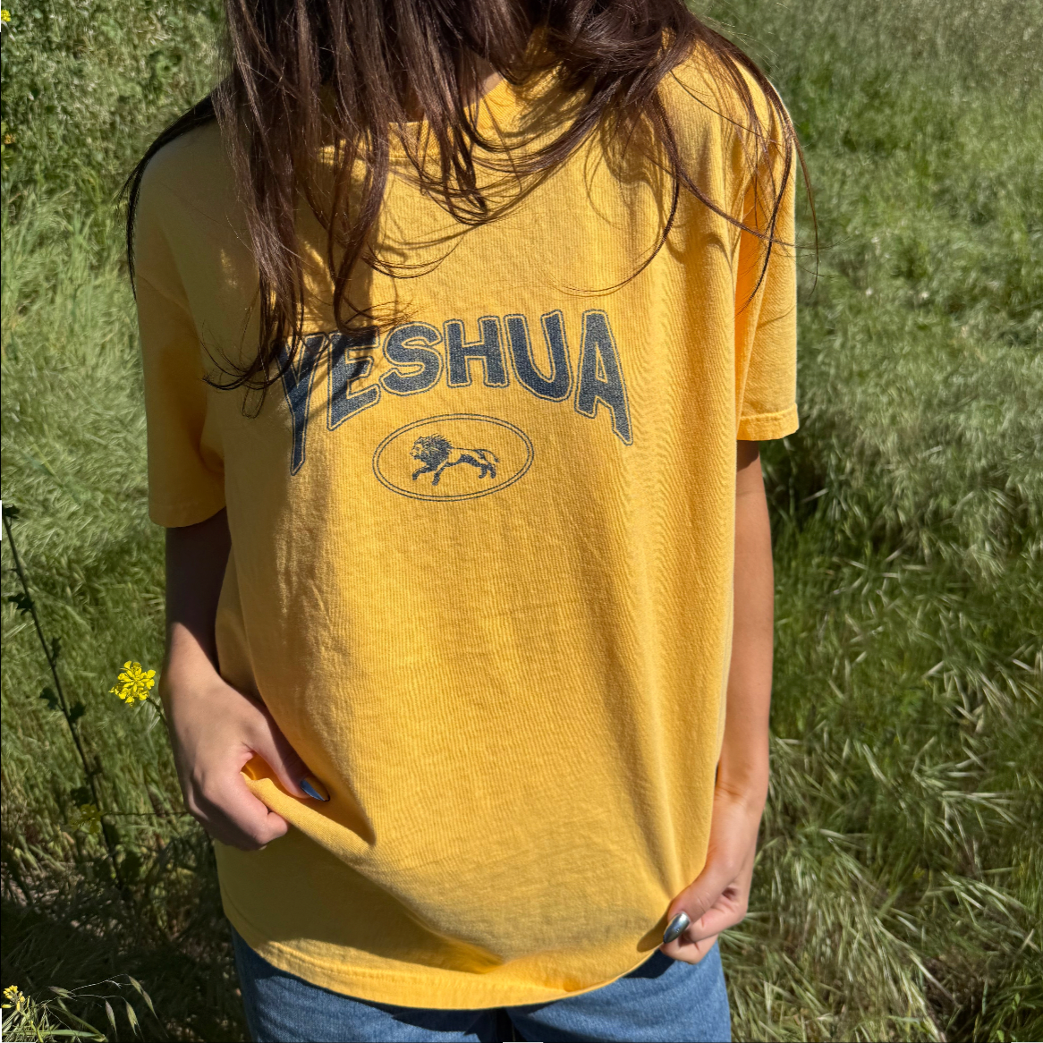 NEW! | "YESHUA" COMFORT COLOR TEE | YELLOW