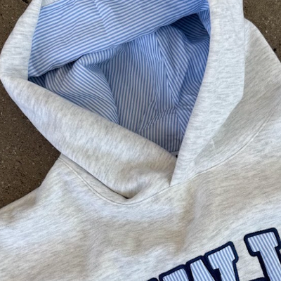 PREMIUM | HEAVY WEIGHT WWJD PINSTRIPE HOODIE