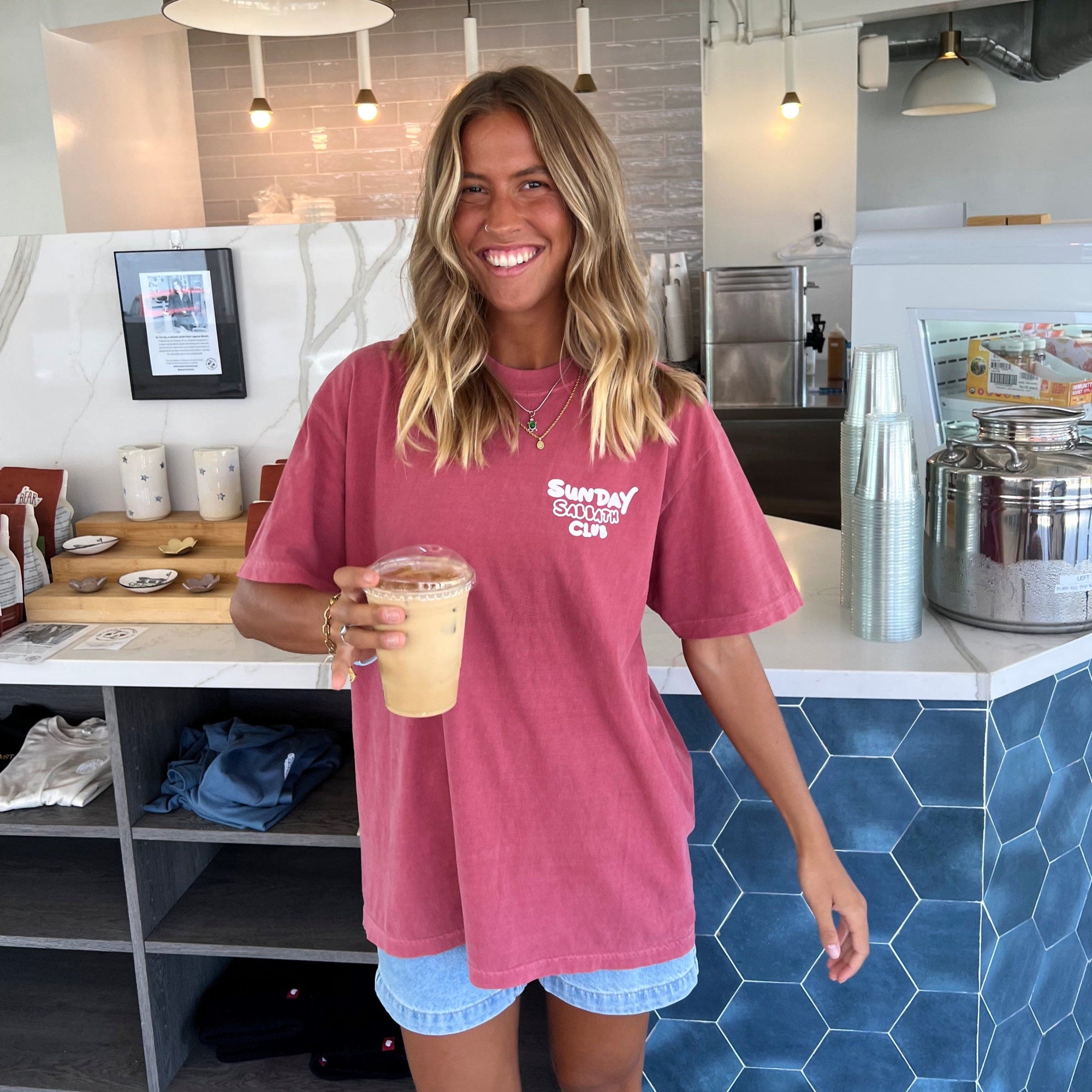 NEW! "SUNDAY SABBATH CLUB" PREMIUM COMFORT COLOR TEE