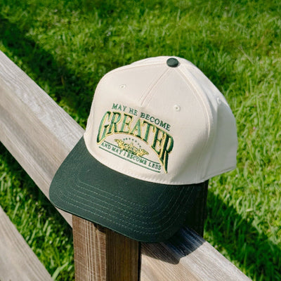 NEW! | "GREATER" UNIVERSITY HAT | GREEN/NATURAL