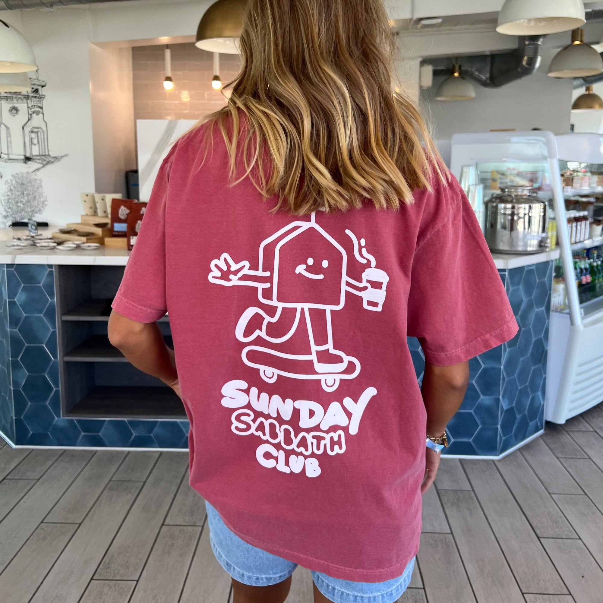 NEW! "SUNDAY SABBATH CLUB" PREMIUM COMFORT COLOR TEE
