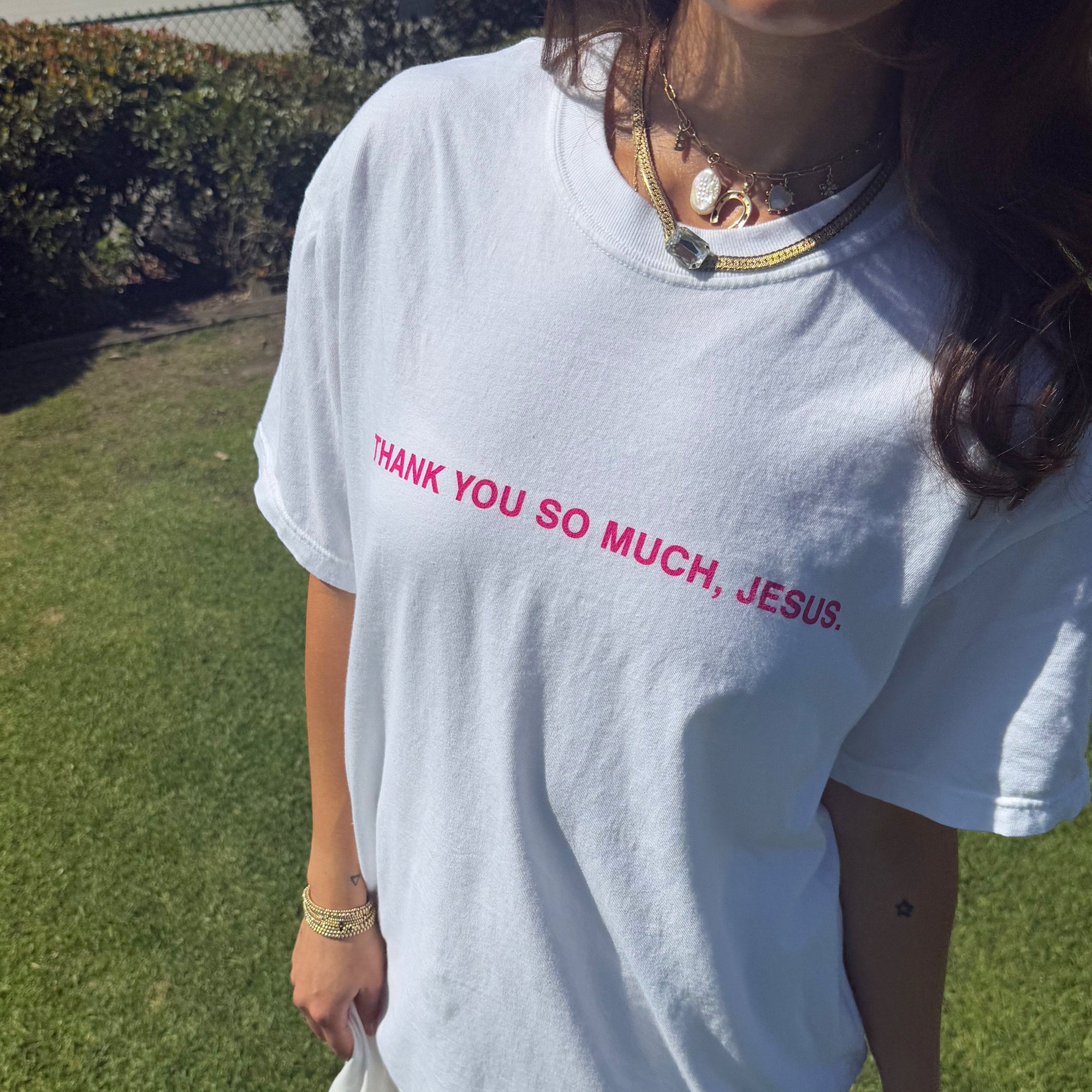 NEW | "THANK YOU SO MUCH JESUS" COMFORT COLOR TEE