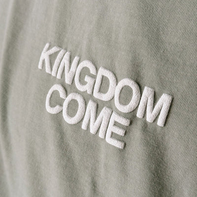 NEW! | "KINGDOM COME" PUFF PRINT COMFORT COLOR TEE | SAGE