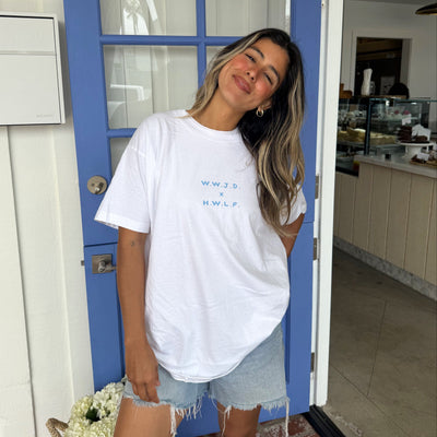 NEW! "WWJD X HWLF" RETRO TEE