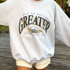 NEW! | "GREATER" UNIVERSITY CREWNECK | ASH