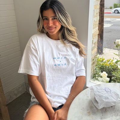 NEW! "WWJD X HWLF" RETRO TEE