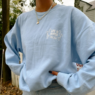 NEW! | "LIFE IS BETTER WITH JESUS" | CREWNECK