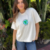 NEW! | "HE'S GOT THE WHOLE WORLD" BOXED CROP COMFORT COLOR TEE