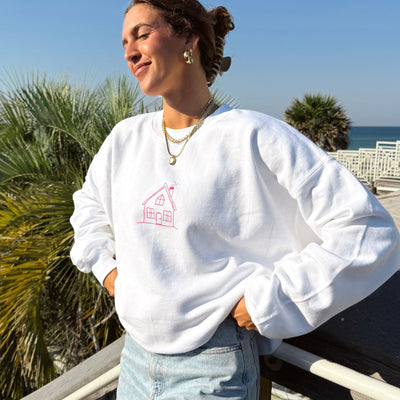 NEW! | "HOUSE OF THE LORD" COZY CREW | WHITE