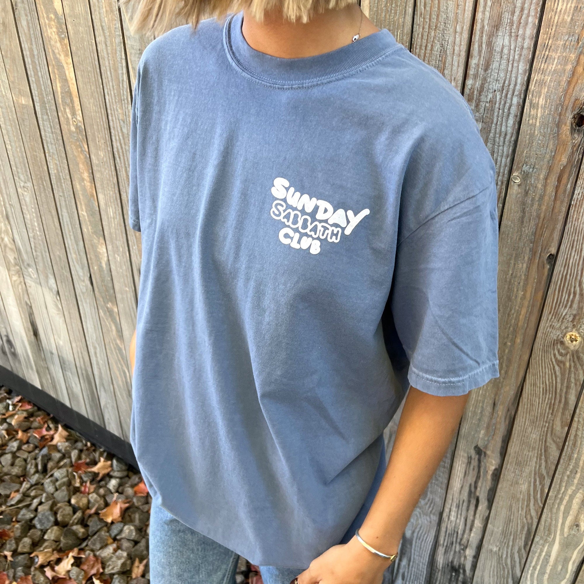 NEW! "SUNDAY SABBATH CLUB" PREMIUM COMFORT COLOR TEE