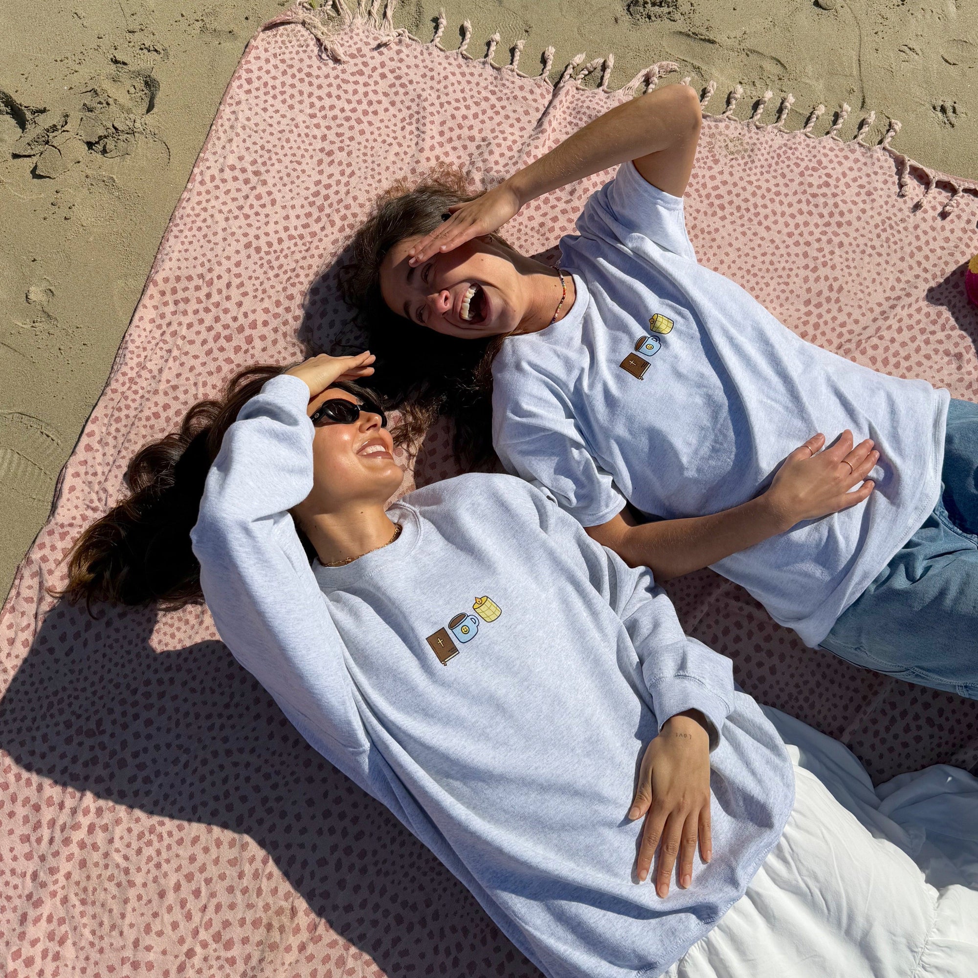 NEW | "QUIET TIME" CREWNECK | ASH