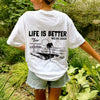 NEW! | "LIFE IS BETTER WITH JESUS" | PREMIUM COMFORT COLOR TEE