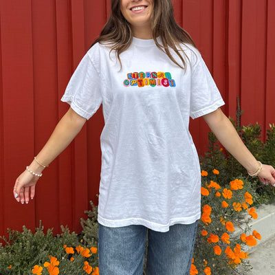 NEW! | "ETERNAL OPTIMIST" TEE | WHITE