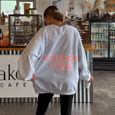 NEW! | "KINGDOM COME" CREWNECK | ASH