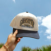 NEW! | "GREATER" UNIVERSITY HAT | NAVY/NATURAL