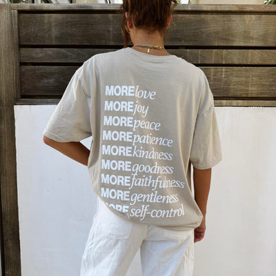 NEW! | "MADE FOR MORE" TEE | SAND