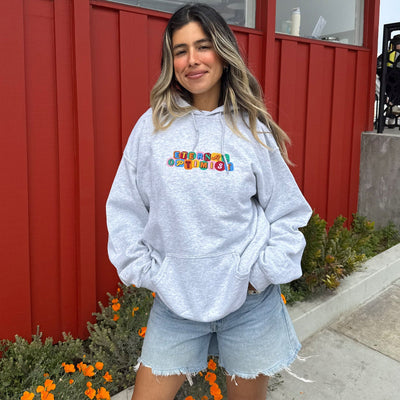 NEW! | "ETERNAL OPTIMIST" HOODIE | ASH