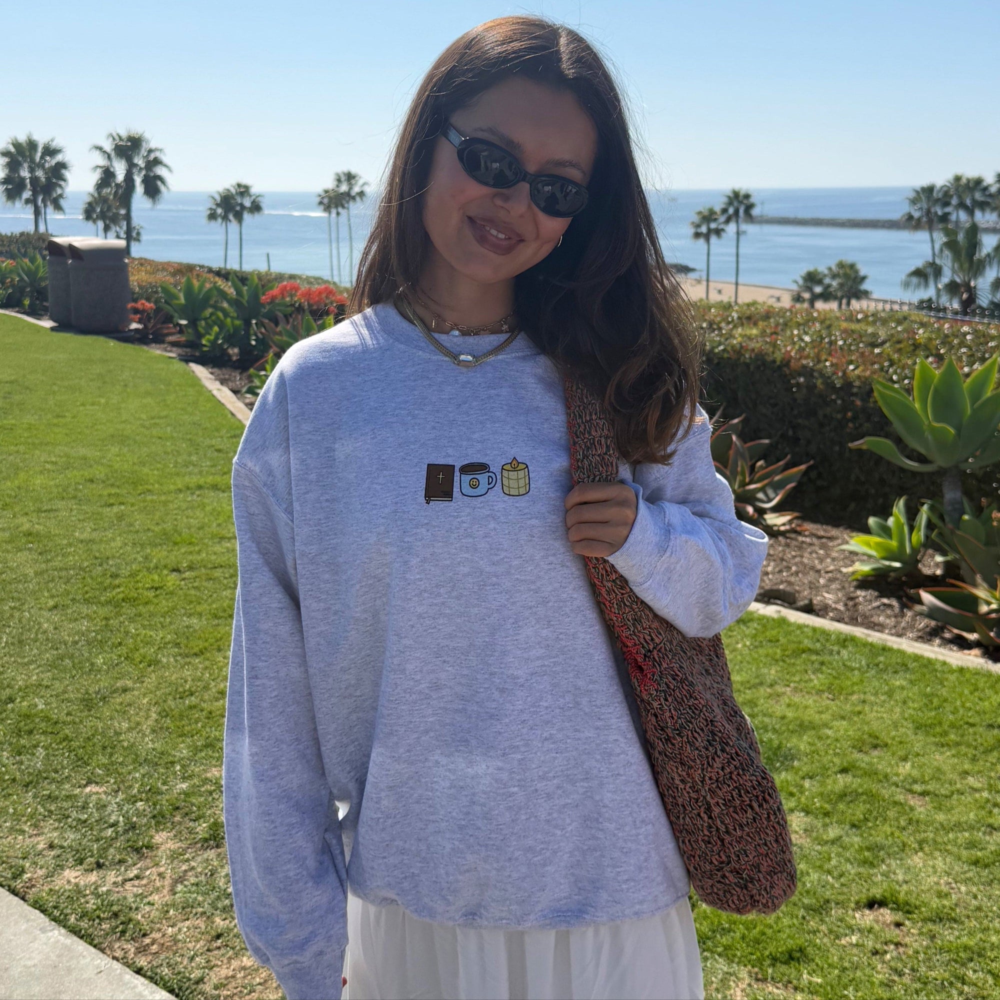 NEW | "QUIET TIME" CREWNECK | ASH