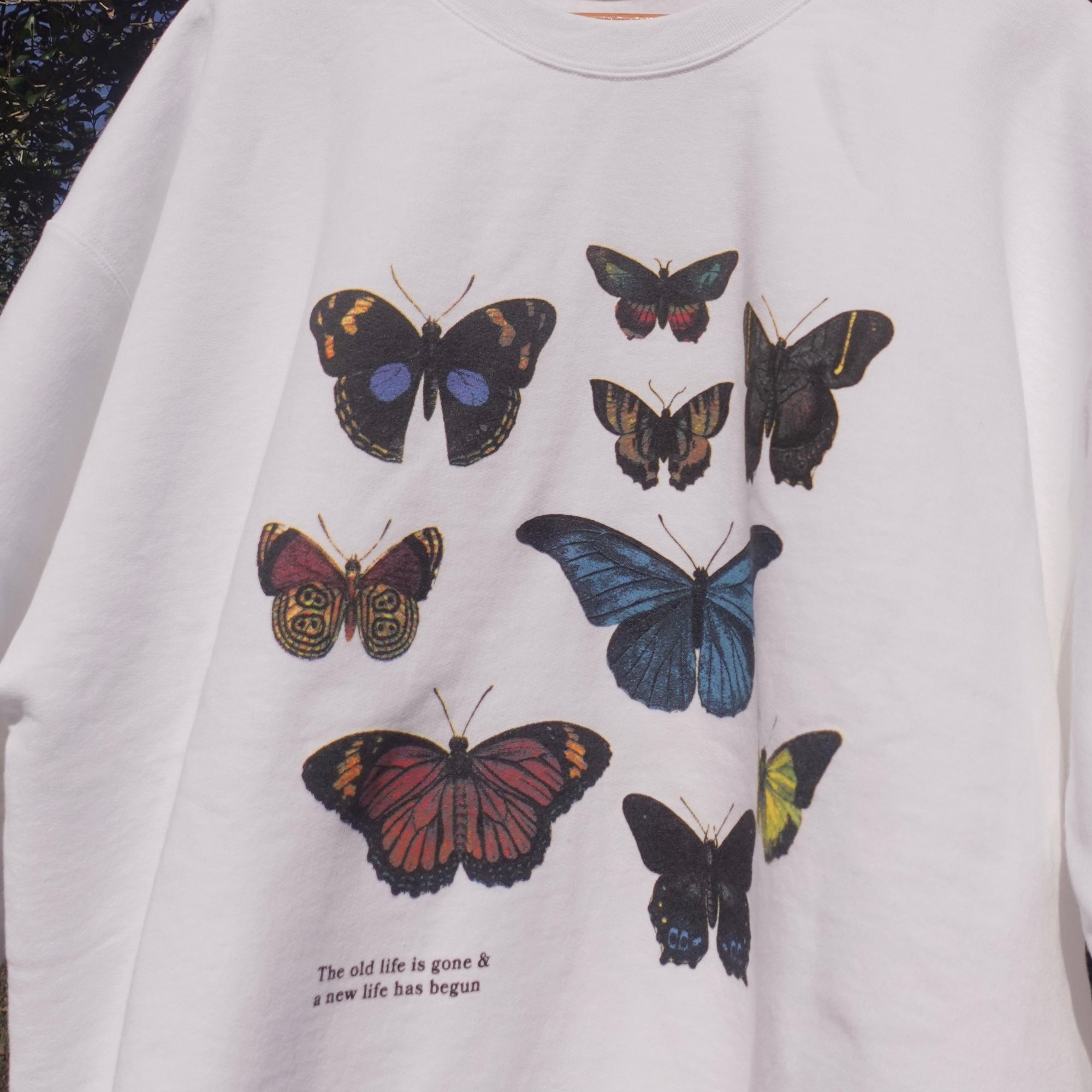 Butterfly crewneck sweatshirt sale