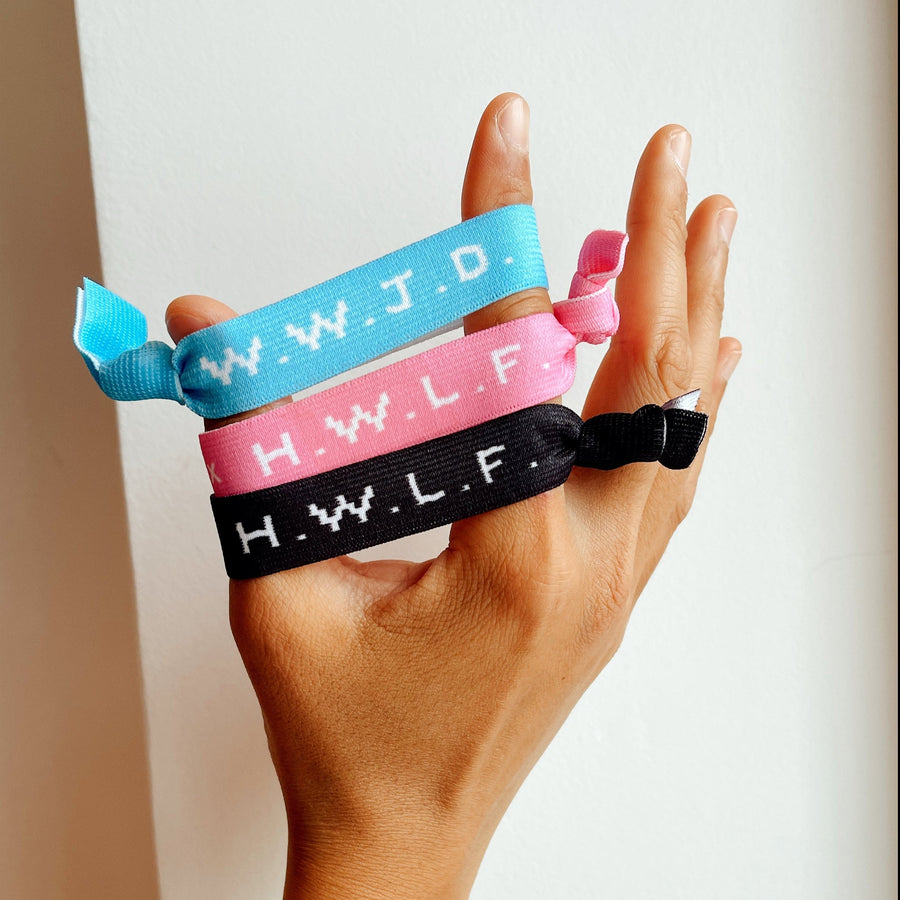 Wwjd bracelet hwlf Clearance
