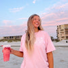 NEW! | "LOVE NEVER GIVES UP" BUBBLE TEE | PINK