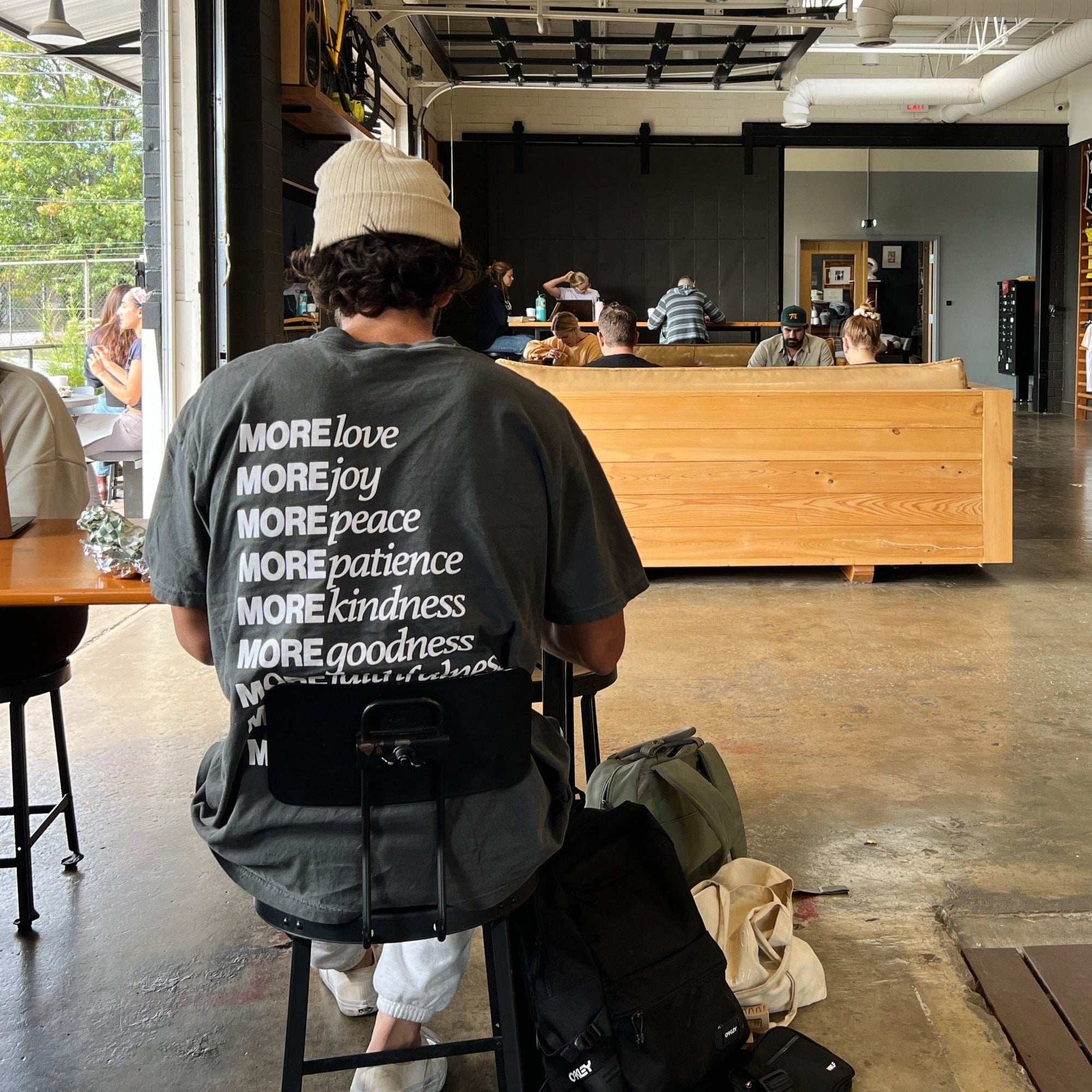 "MADE FOR MORE" PREMIUM COMFORT COLOR TEE | PEPPER