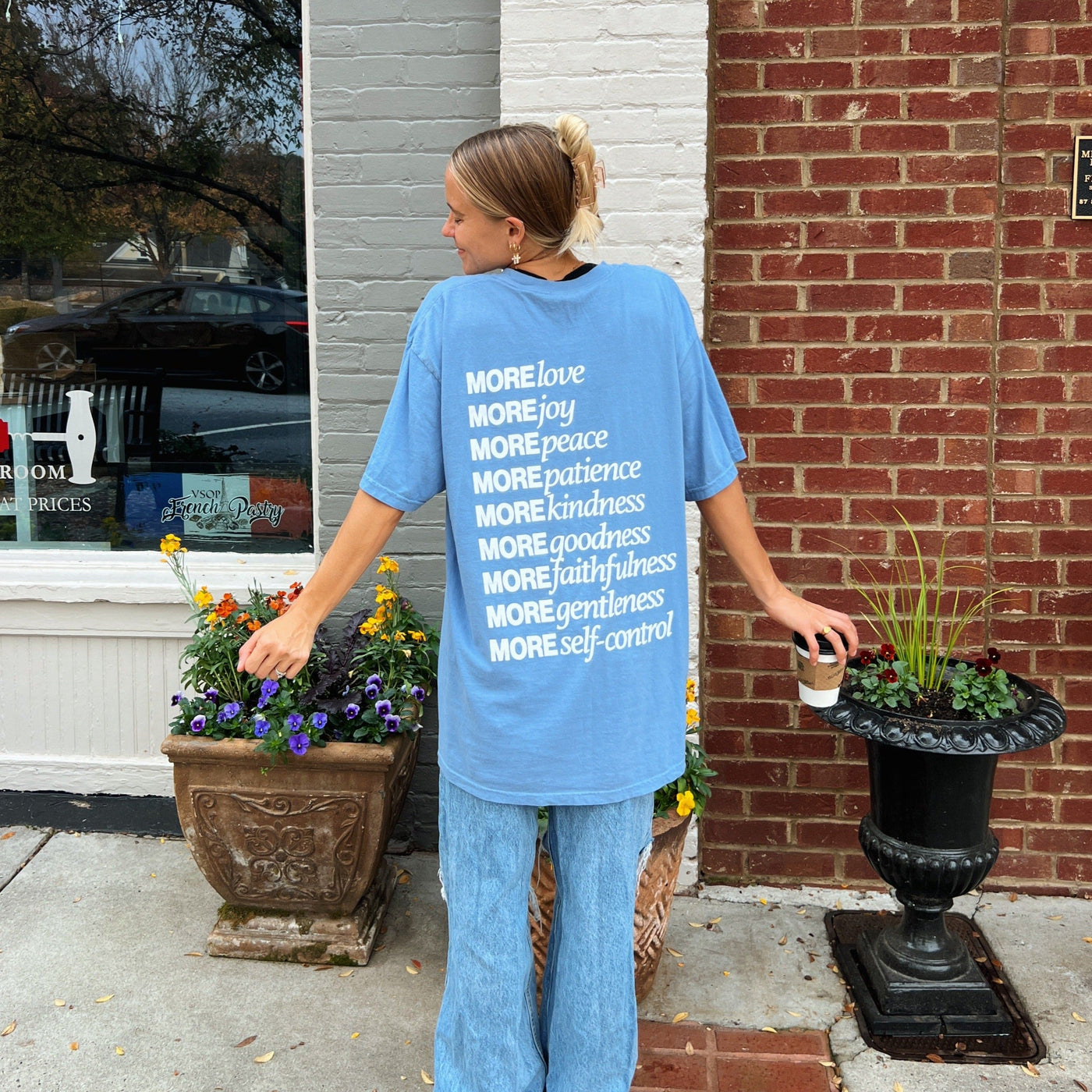 NEW! | "MADE FOR MORE" COMFORT COLOR TEE | BLUE