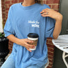 NEW! | "MADE FOR MORE" COMFORT COLOR TEE | BLUE