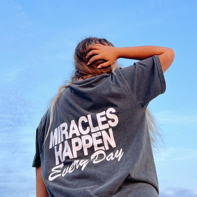 RESTOCK! | "MIRACLES" PREMIUM COMFORT COLORS TEE - PEPPER