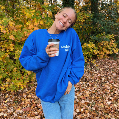 NEW! | "MADE FOR MORE" CREWNECK | ROYAL BLUE