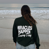 NEW! "MIRACLES" LONG SLEEVE TEE | FOREST GREEN
