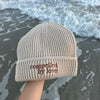 NEW! | "COMPELLED BY LOVE" PREMIUM EMBROIDERED BEANIE | TAN