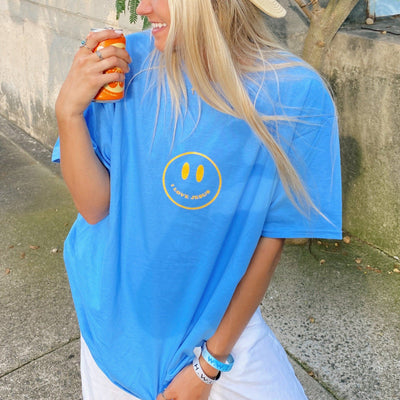 SMILEY "I LOVE JESUS" | TEE | CAROLINA BLUE